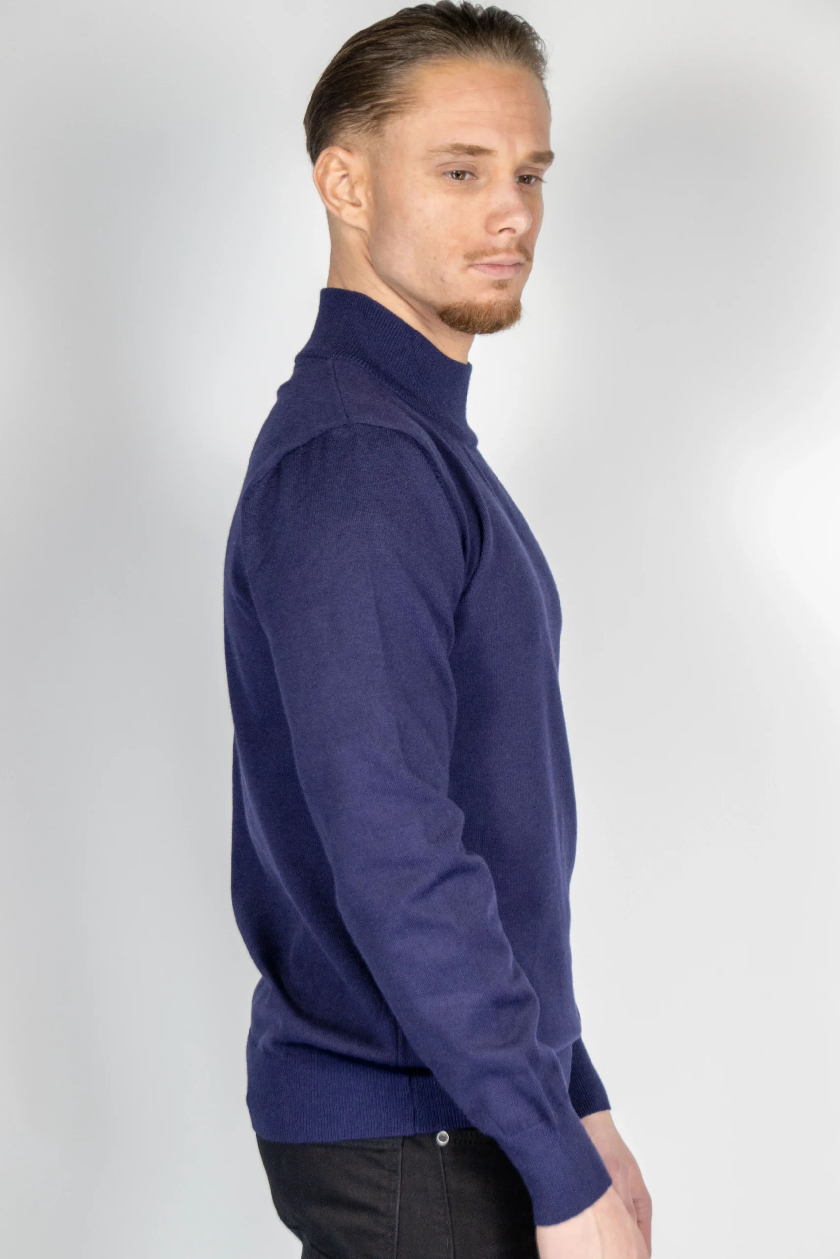 Valenci Turtleneck Navy – Image 5