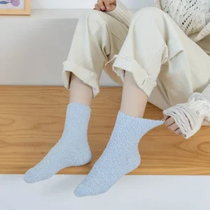 Chaussette polaire thermique épaisse et douce