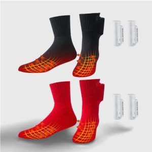 Chaussettes chauffantes batterie rechargeable