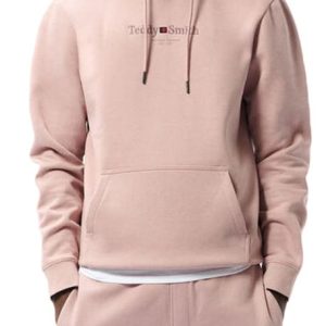 Sweat à capuche Teddy Smith rose